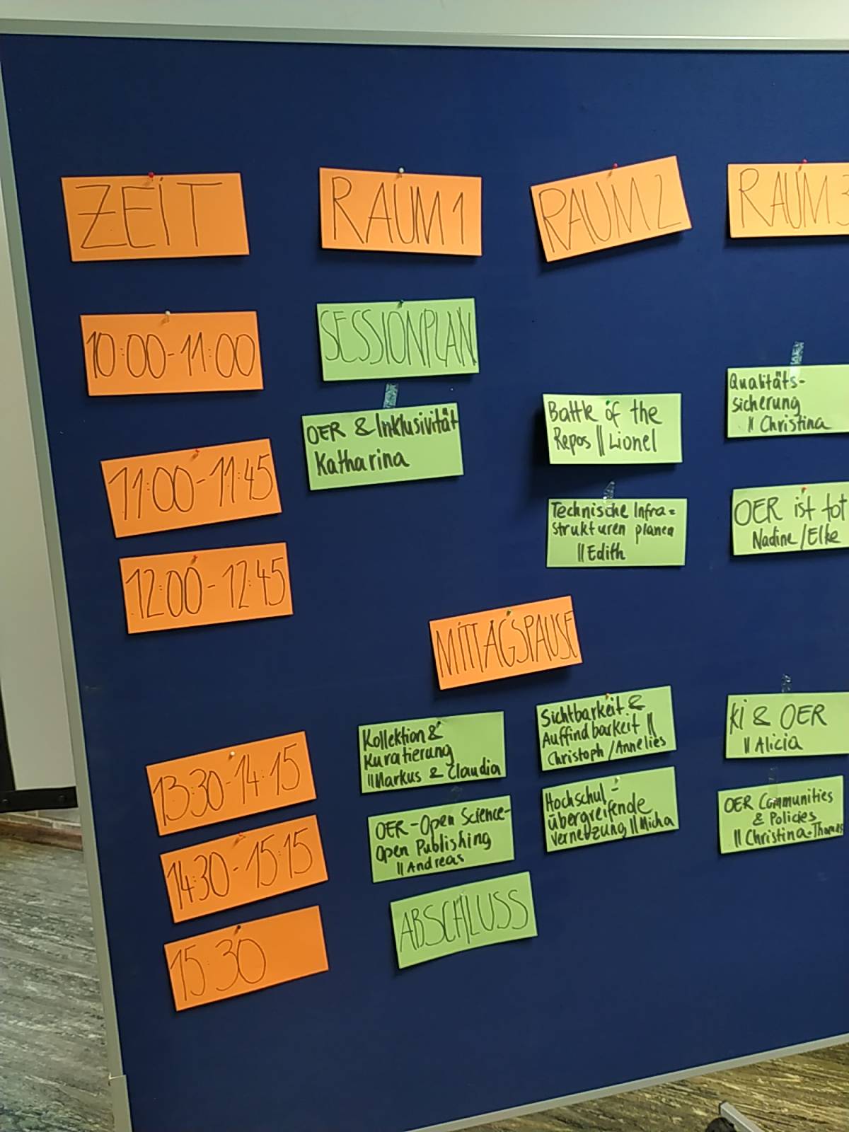 Sessionplan OERtopia
